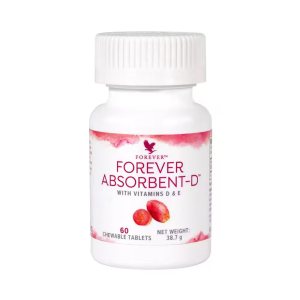 Forever Absorbent-D - Suplement diety z witamina D - 60 tabletek do żucia