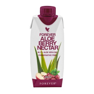 Forever Aloe Berry - Sok nektar aloesowy o smaku żurawinowym + Witamina C - 330 ml