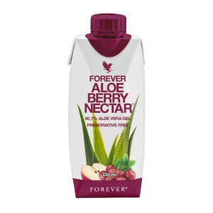 Forever Aloe Berry - Sok nektar aloesowy o smaku żurawinowym + Witamina C - 330 ml