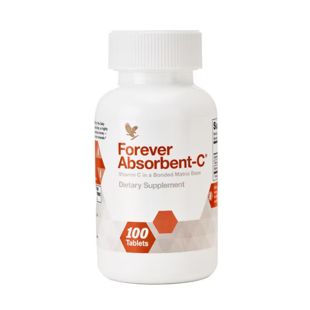 Витамин C Forever Absorbent-C 60 мг с овсяными отрубями, 100 таблеток