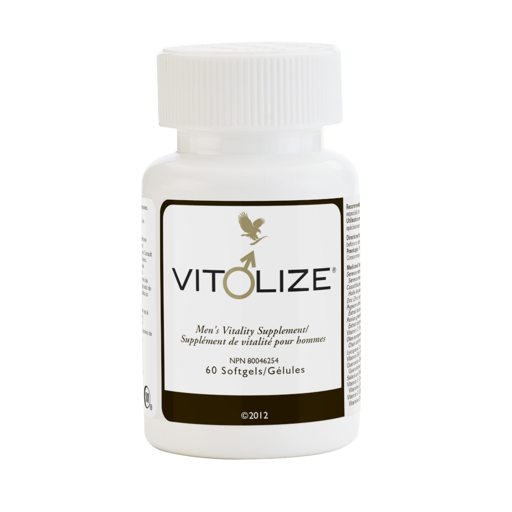 Мультивитамины для мужчин Forever Vitolize Men, с цинком, селеном и ликопином, 60 капсул